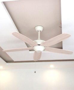 Quạt trần Strong 5 cánh gỗ cao cấp Plywood anh quat tran royal strong mau trang