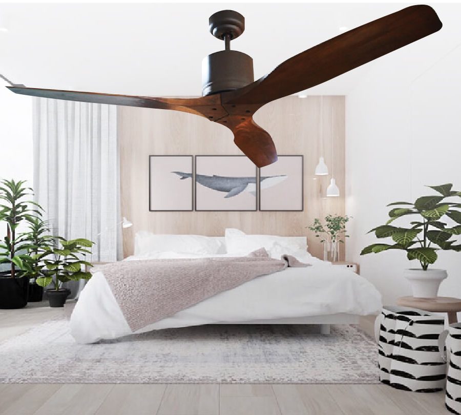 Quạt trần LuxAire Ritter Solid Wood/OB ritter dc solid woodob 43
