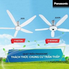 Dòng quạt cho trần thấp của nhà Panasonic